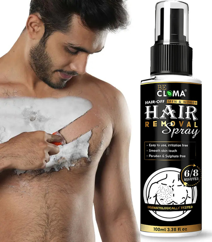 Erbali Hair Removal Cream Spray for Chest, Back, Legs, Under Arms & Intimate Area Spray Cream(100 ml)