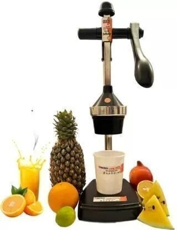 JSE Aluminium Sturdy Fruit Hand Juicer(Black)