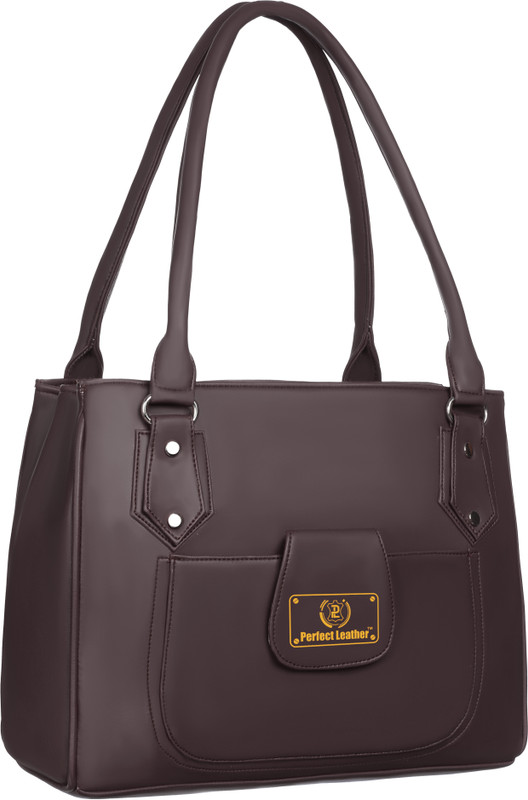 perfect leather Women Black Shoulder Bag