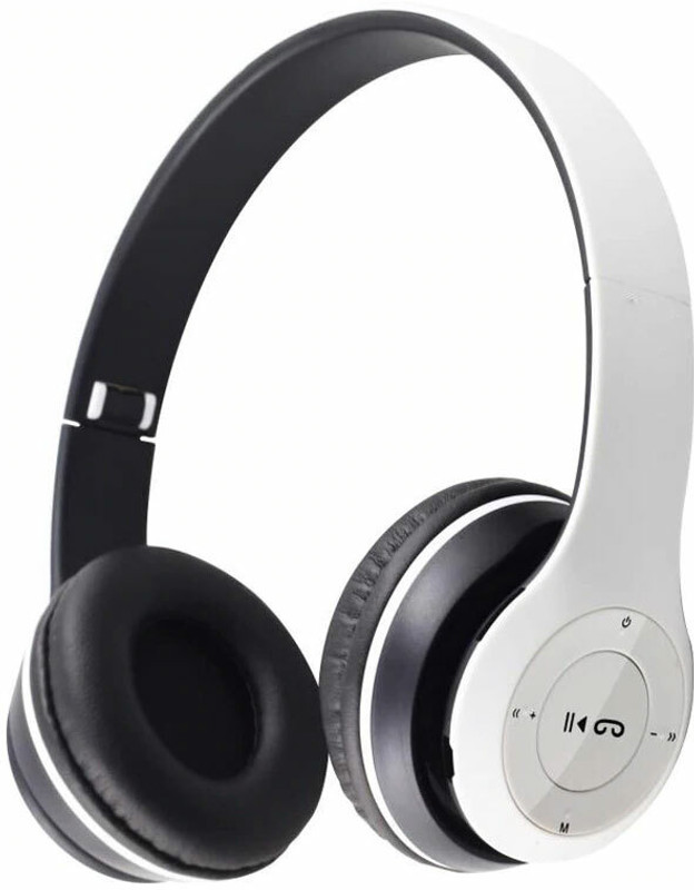 G2L BEST SALE Portable Gaming Headphone Microphone Stereo Card Bluetooth(White, On the Ear)