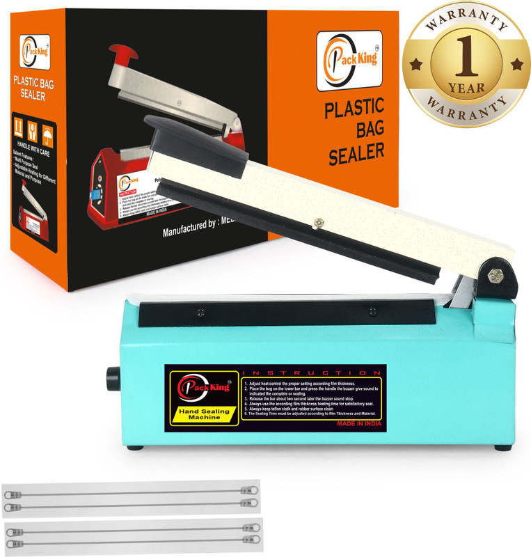 PackKing Pack King Heat Sealer 8 Inch Hand Held Heat Sealer(200 mm)