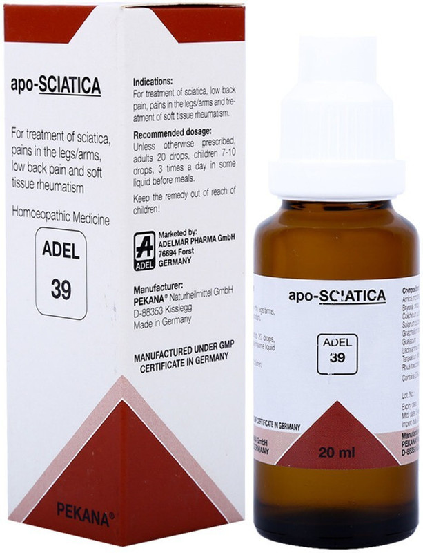 ADEL No. 39 (apo-SCIATICA) Sciatica Drops(20 ml)