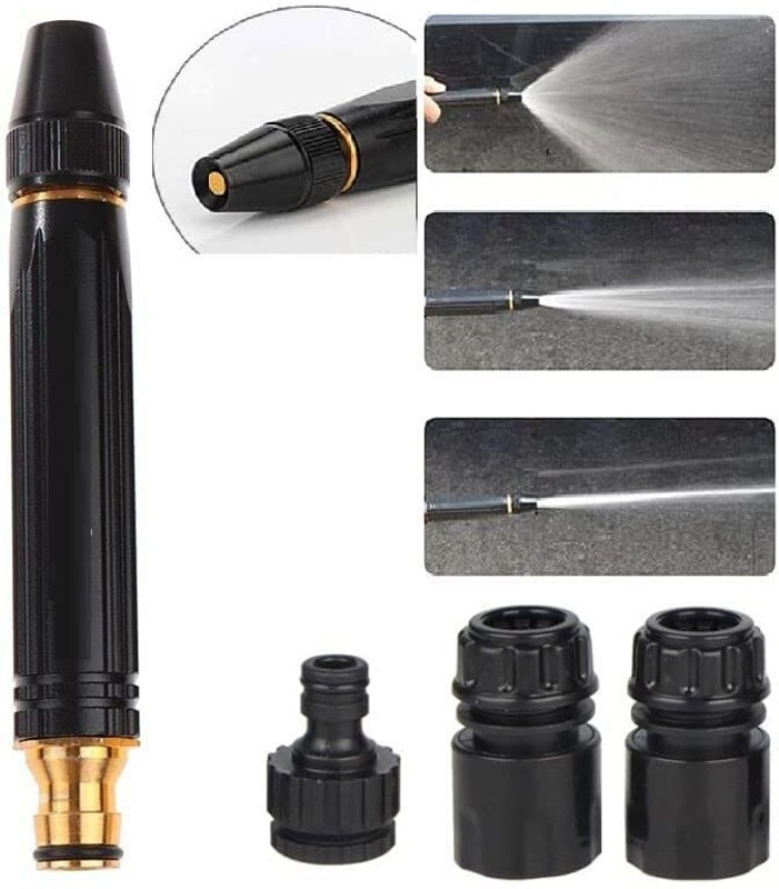 PGK TRADERS Water Spray Gun for Car Wash Bike Washing Spray Gun for 1/2" Hose Pipe Spray Gun