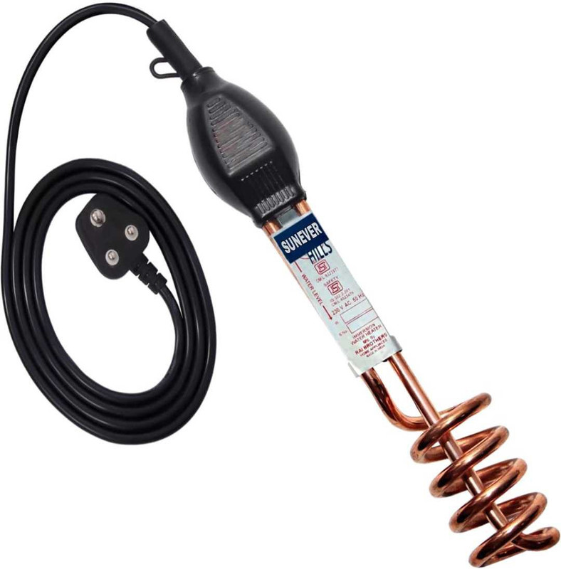 sunever Immersion Rod 2000 Watt Fast Heating Premium Quality (Copper Spiral) 2000 W Immersion Heater Rod(Water)