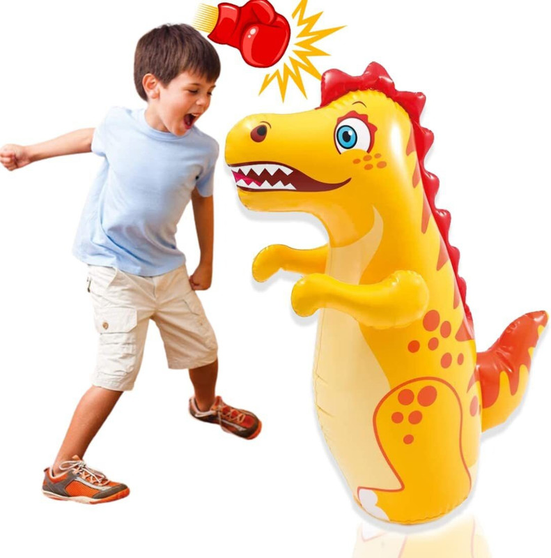 Sani International Toy World Dragon Hit Me 3 FT for Baby for Toddler for Kids Inflatable HitMe Toys(Multicolor)