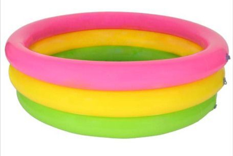 Tiny Tales INFLATABLE SUNSET GLOW (IND*3607) BABY POOL With Free Pump Inflatable Swimming Pool(Multicolor)