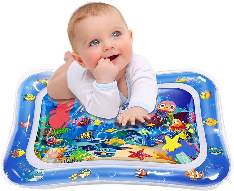 DHARU PVC (Polyvinyl Chloride) Baby Play Mat(Sky Blue, Free)