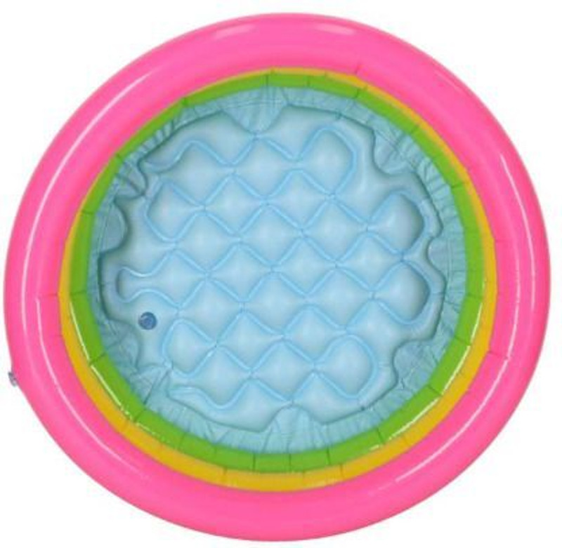 Tiny Tales 2 Ft Inflatable Kids Pool Bath Pool Tub, Summer Water Fun Tub Toy for Kids Inflatable Swimming Pool(Multicolor)
