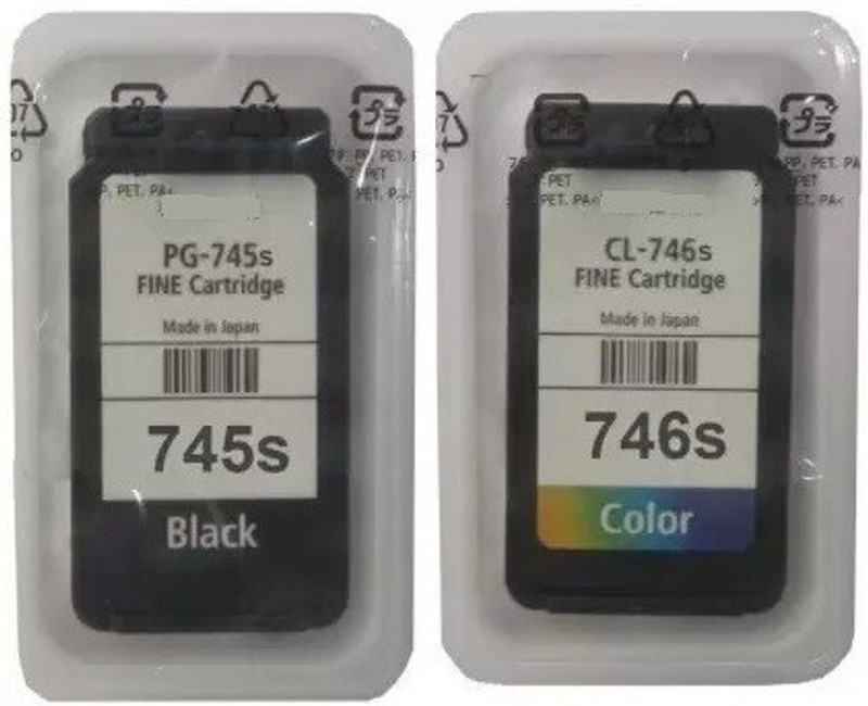 HYNEAR PG745S Black + Tri Color Combo Pack Ink Cartridge