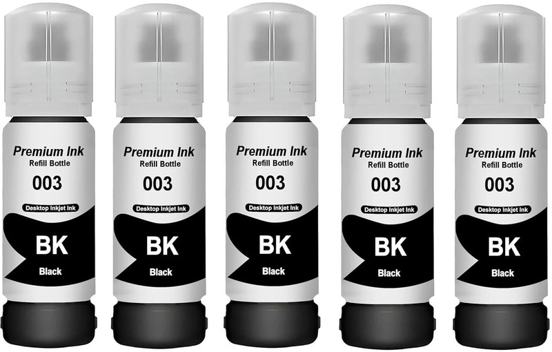 Gedi 003 Black Refill Ink for Epson L3110, L3150, L3250, L3252 L3115, L3116 Printer Black Ink Bottle
