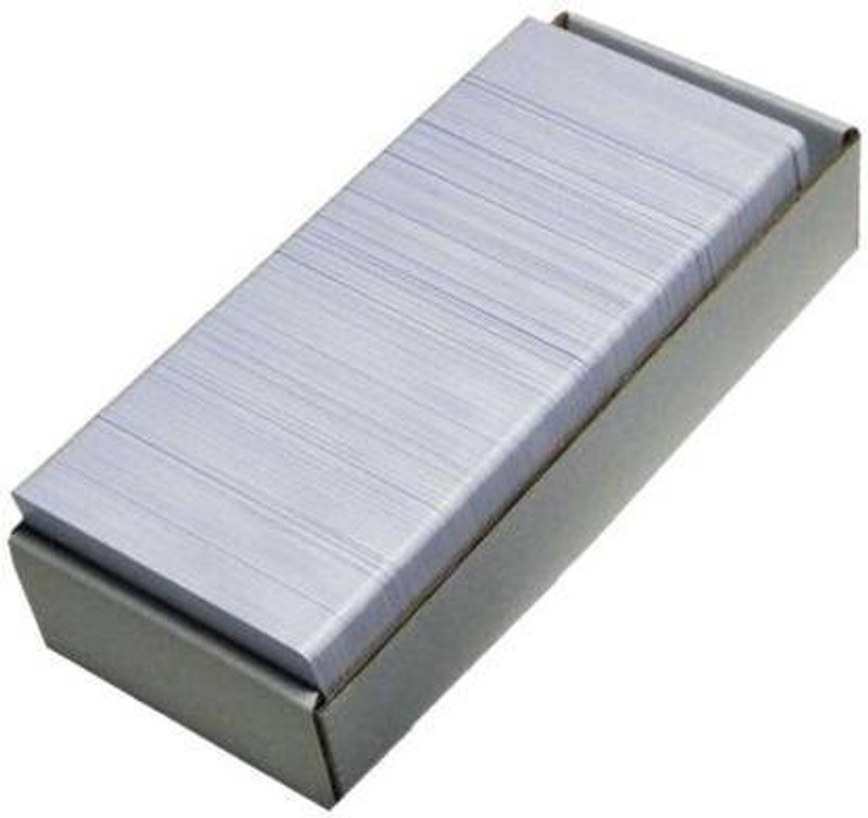 verena Super White Plain PVC Id Card Compatible for Printers Pack of 230 Cards White Ink Cartridge