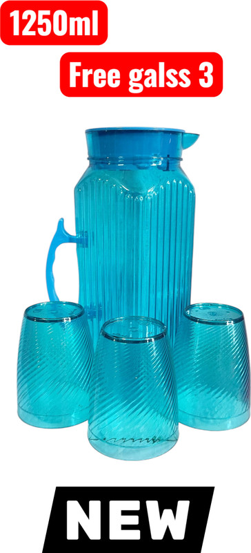 TeraaBliss 49 Jug Glass Set(Plastic)