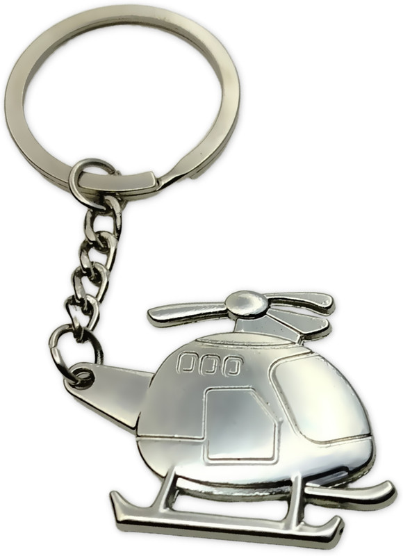 swagtreg Metal Helicopter Keychain – Durable & Stylish Aviation Keyring for Men & Women Key Chain