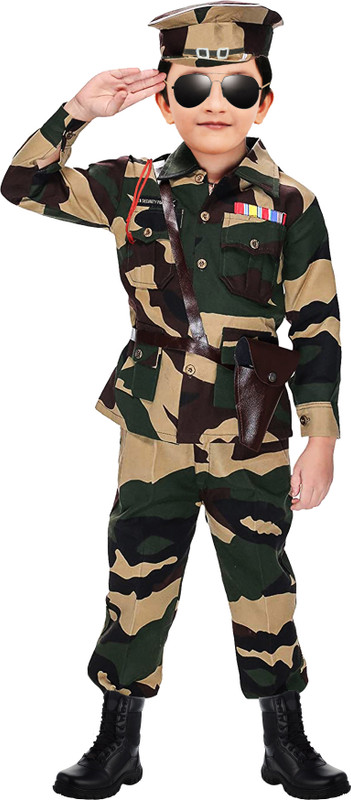 Chandrika Army 3 - 4 Years Kids Costume Wear