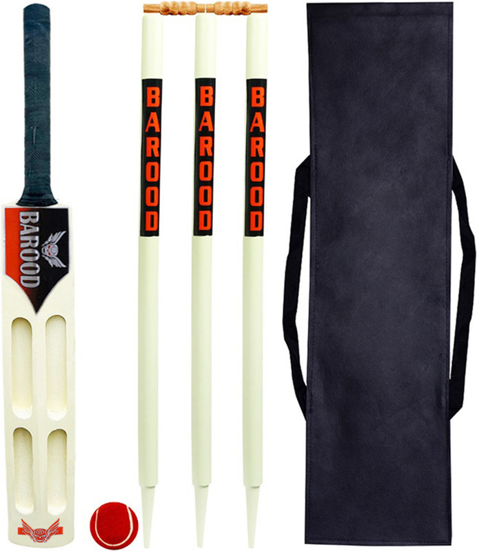 barood sports Size 4 Schoop 4 Age 7-9 years Wooden Cricket Kit