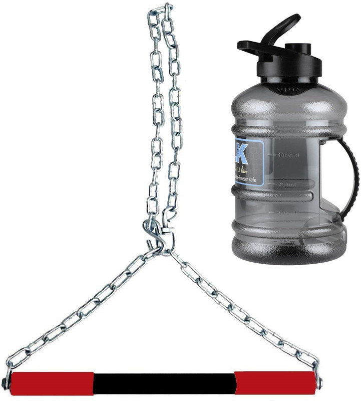 Fitnesstricks Amazing Quality Combo of Chin Up Bar with Hulk Gallon Bottle Fitness Accessory Kit Kit