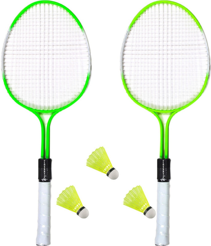 MINIBLITZ Junior Multi Double Shaft 2 Piece With 3 Nylon Shuttle Cock Badminton Kit Badminton Kit