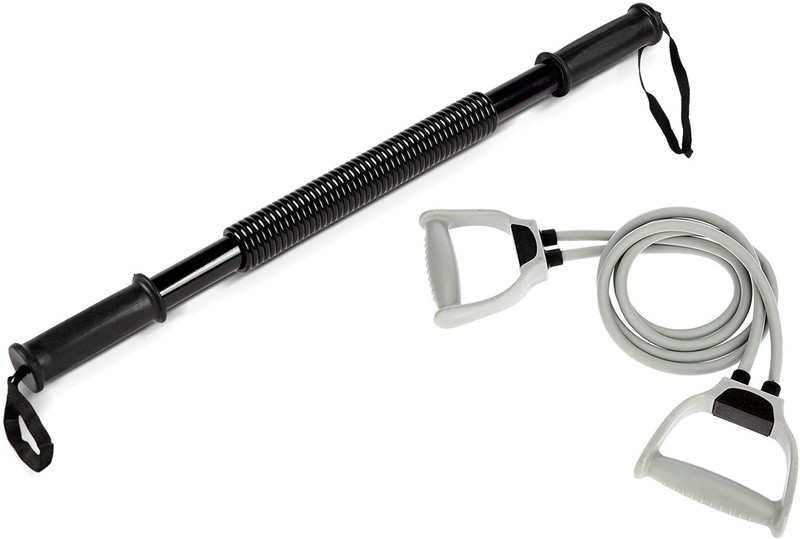 Fitnesstricks Power Twister Bar & Toning Tube for Body Workout Equipment Multi-training Bar