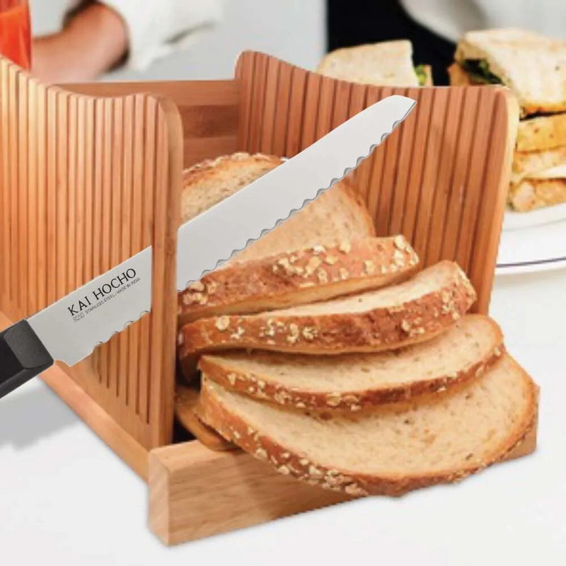 Kai 1 Pc Stainless Steel Knife Premium Bread Knife, kitchen knife for cake slicing