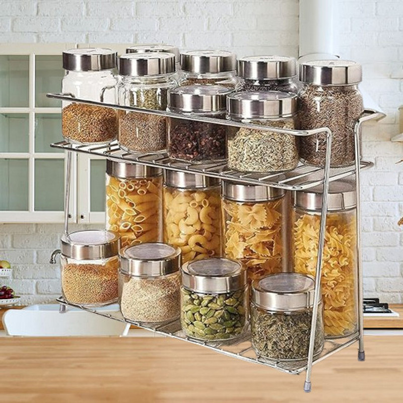BHOLA STEEL Containers Kitchen Rack Steel Kitchen_Rack_SS_KR117