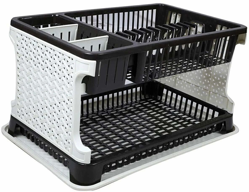 Flipkitchen Utensil Kitchen Rack Plastic Multifunctional Rack