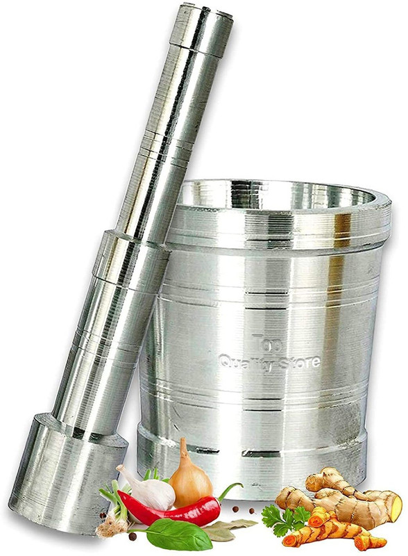 Silverking SMALL MASHER / OKHLI MUSAL / PESTLE SET FOR HOME KITCHEN ONLY Aluminium Masher(Pack of 1)
