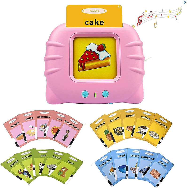Ruffo Flash Card Learning System – Voice Enabled Toy for Kids with Fun Cards(Multicolor)