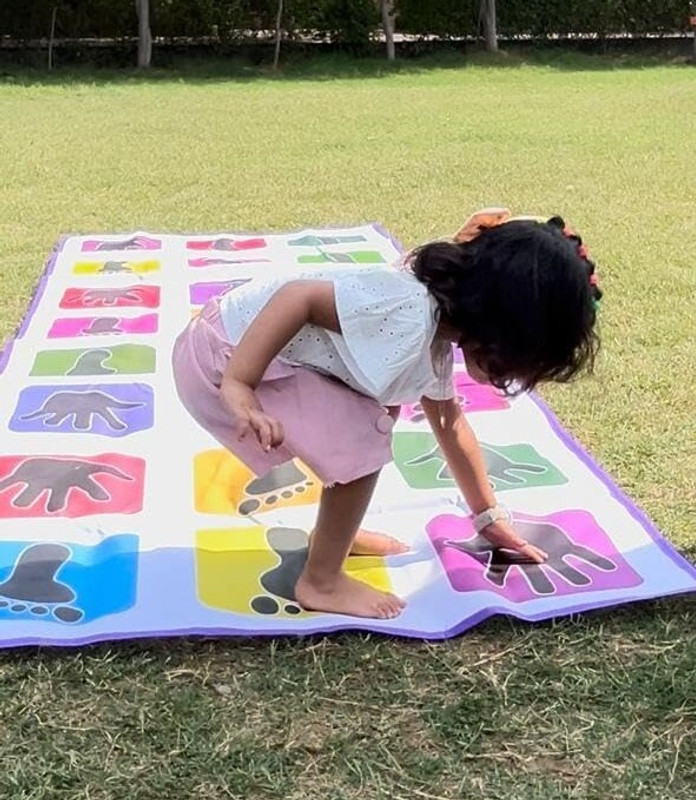 Nafhotoz Cognitive Skill Hopscotch Mat for Kids(Multicolor)