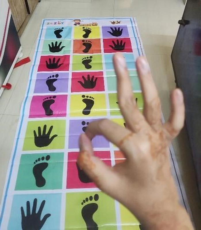Ruffo Sensory Play Hopscotch Floor Game(Multicolor)