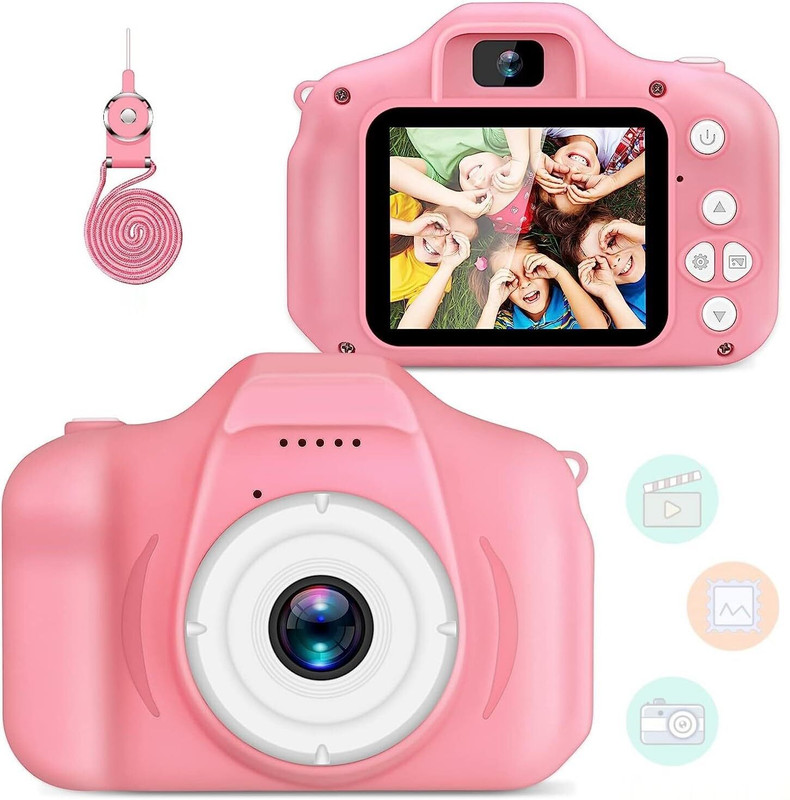 Techmaze Kids Mini Camera, Birthday Gift, Girls-Boys, 8-12 Years Old video recording