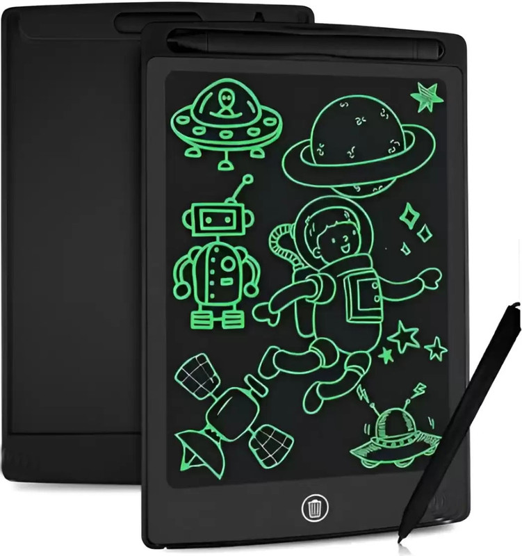 Miboo Reusable LCD Writing Board, 8.5 Inch Digital Slate with Stylus for Drawing(Multicolor)