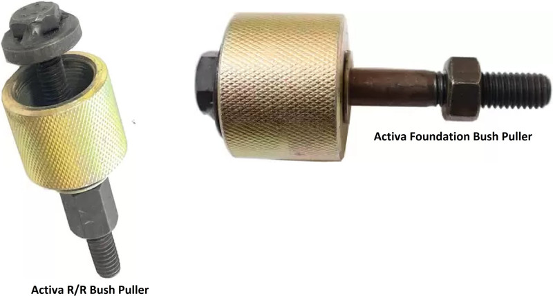 GrabMoor Activa Rear shocker bush Puller with Foundation Bush Puller Lever Tool(5 cm)