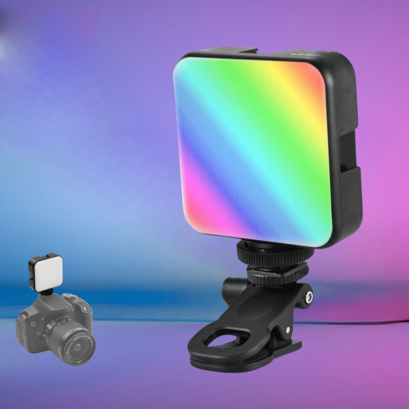 Worricow Mobile Phone Mini Portable Clip on Fill Lights for , Cell Phone, Laptop, Selfie Flash(Black)