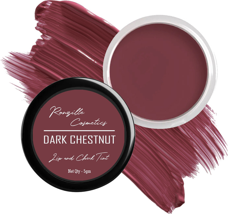 RONZILLE Lip & Cheek Tint natural make-up blend in 3-in-1 Lips, Cheek, and Eyes Petite Orchid(Pack of: 1, 5 g)