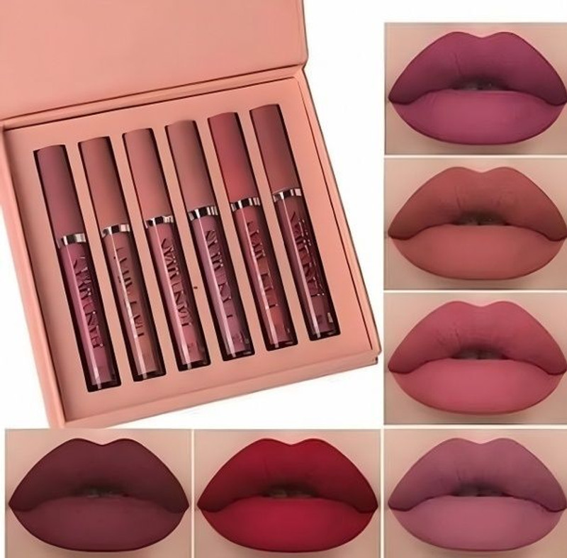 BUY HUDA The Y2K Aesthetic Pink & Nude Lip Bundle (6)(nude, 8.95 ml)