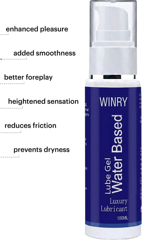 winry Odorless & Non-Staining Lube Gel – Water Based Personal Lubricant Lubricant(100 ml)