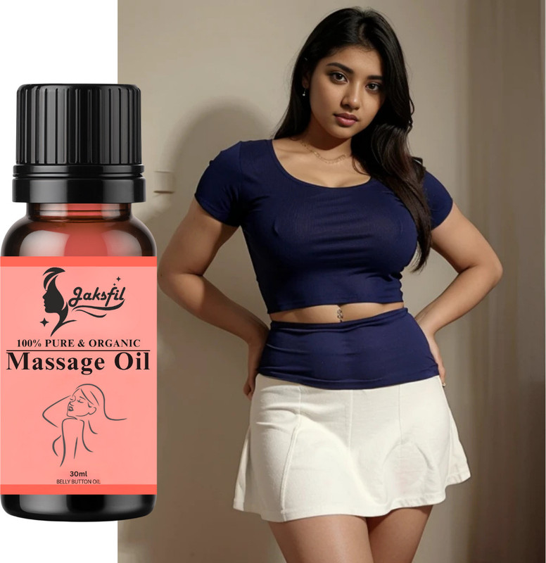 Jaksfil Breast Massage Oil for Women help in skin toning oil Natural oil all Ingredients(30 ml)