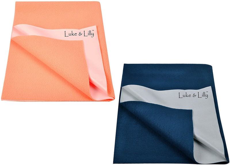 SBTs Rubber Baby Sleeping Mat(Navy Blue, Pack of 2, Medium)