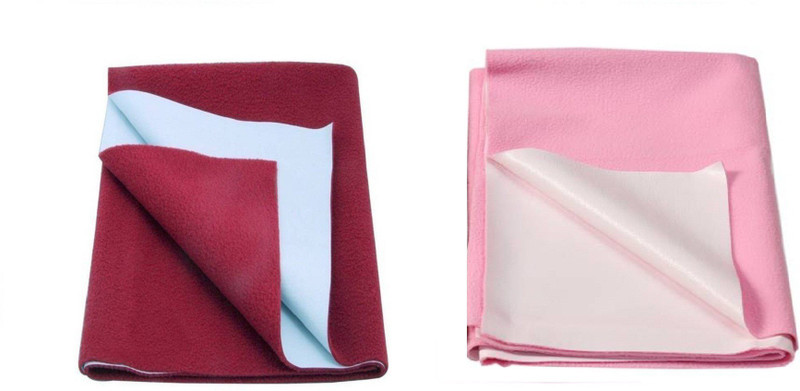 Eazi Rubber, Cotton Drawer Mat(maroon pink, Small)