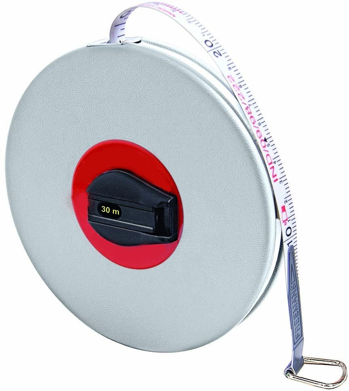XTOOLS Grey Magic Fibreglass Measuring Tape |Unbreakable ABS Case | 15m| 50FT Steel End Measurement Tape(15 m)