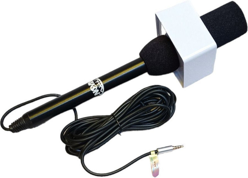 world of needs Professional SHOTGUN MIC REPORTING WITH MIC ID News Microphone