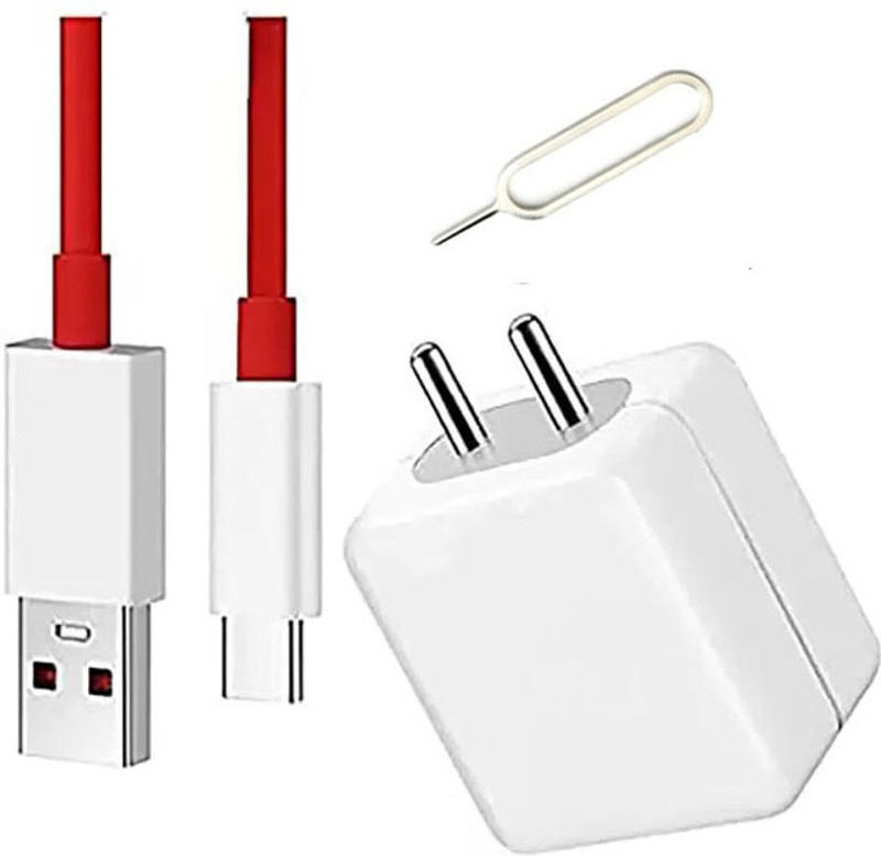 Badger Wall Charger Accessory Combo for Oneplus Fast Charger 11/11R/10/10 Pro/10R/10T/9 Pro/9RT/9R/8 Pro/8T/7/7T/6/5(White, Red)