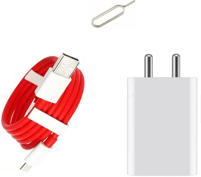 Badger Wall Charger Accessory Combo for Fast Charger Vivo Y75,Y36,Y35,Y27,Y100A 5G,X70 Pro,Y100 5G like Original Adapter(White, Red)
