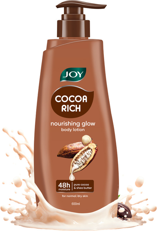 Joy Cocoa Rich Nourishing Body Lotion with Shea Butter For Normal to Dry Skin(600 ml)