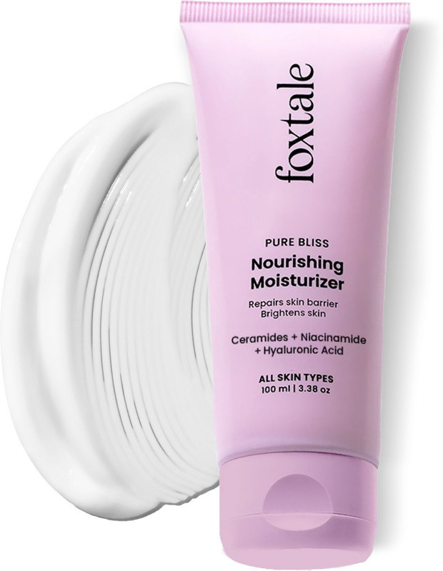 Foxtale Nourishing Ceramide Moisturiser|Lightweight |Non-sticky |100hrs Hydration(100 ml)