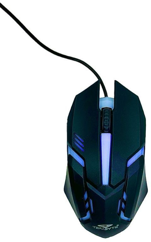 TERABYTE Lancia gaming mouse TB-GM-072 Wired Ambidextrous Optical Gaming Mouse With Bluetooth(USB 3.0, black and blue)