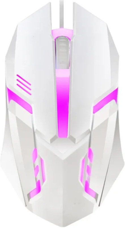 UniBoss Gaming Wired Mouse White with RGB Light Wired Ambidextrous Optical  Gaming Mouse(USB 3.0, USB 2.0, White)