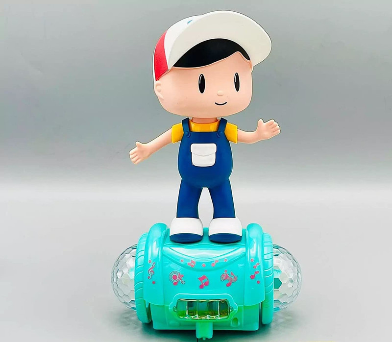 KOKEE TOYS Dancing Fashion Boy Skate Hoverboard Toy 5D Light, Music, 360° Rotation for Kids(Multicolor)