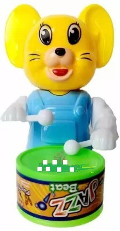 PRVPASHION Drummer Toys for Kids Key-Operated Toy & Baby Girls Musical Drummer Toy(Yellow)