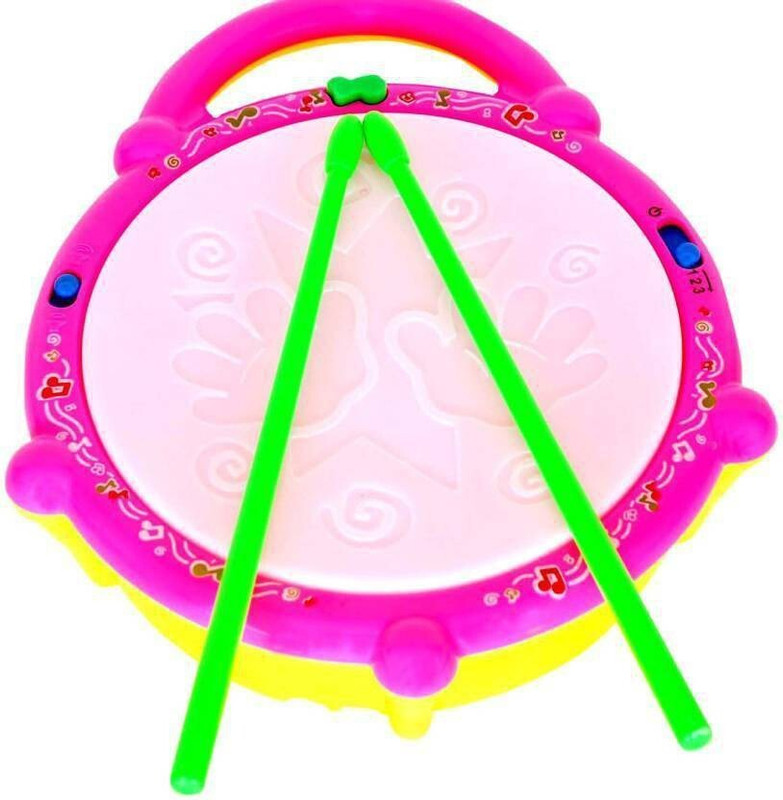 Eclet spot Toys spot Flash Drum atrractive music toy(Multicolor)